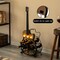 Vintiquewise Guitar Shape 5-Bottle Wine Rack - Vintage Decorative Freestanding Wine Holder and Storage Organizer for Kitchen, Dining Room & Home Bar - Perfect Rock N Roll Gift for Wine and Music Lover